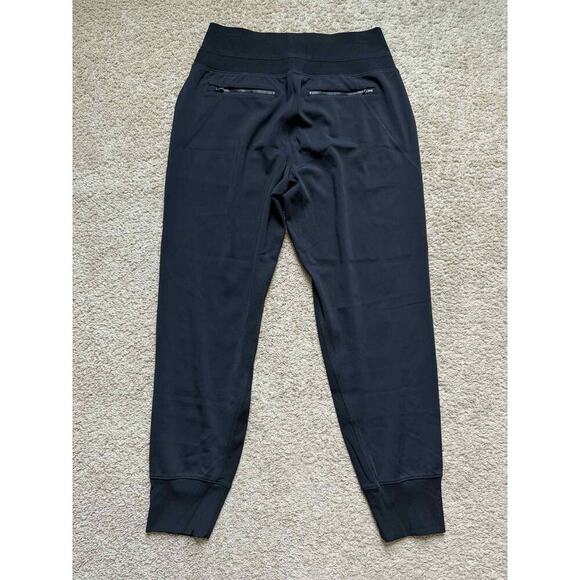 Athleta Venice Pull On High Waisted Jogger Pants Black Women's Size Medium - Picture 4 of 11